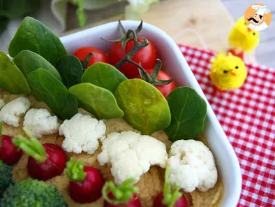 Hummus e verdure, lo sfizioso Orto di Pasqua da servire a tavola! - foto 3