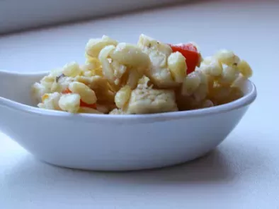 Insalata fredda di grano con pollo all'aglio e limone - foto 2