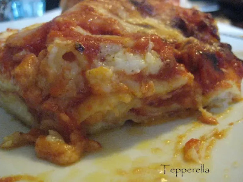 La lasagna ciccionata con salsiccia e provola affumicata - foto 2