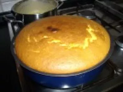 La torta all'arancia ripiena di crema all'arancia - foto 3