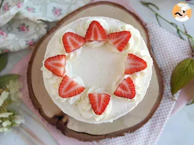 Layer cake alle fragole con crema al mascarpone - foto 6