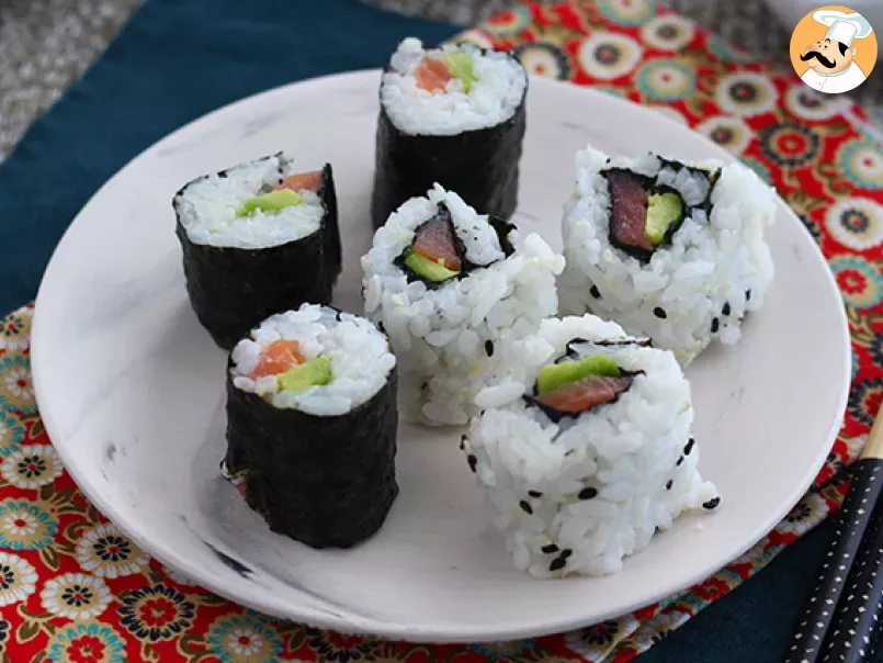Maki di salmone affumicato e avocado - foto 4