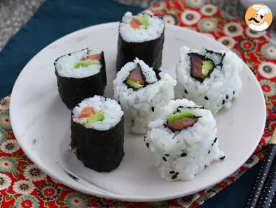 Maki di salmone affumicato e avocado - foto 4