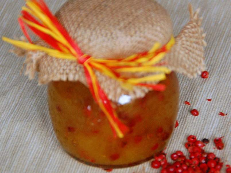 Marmellata di ananas e pepe rosa-Knam featsRaravis' Suocera - foto 2