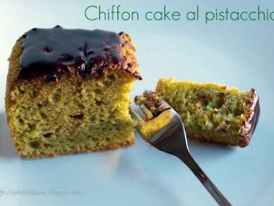 Chiffon cake al pistacchio