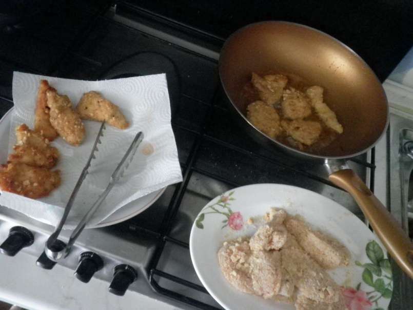 Mini cotolette di pollo croccanti con nocciole - foto 3