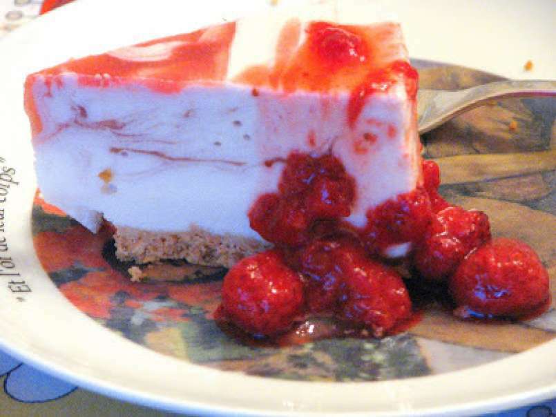 Mousse cake di ricotta e fragole - Ricotta strawberries mousse cake - foto 3