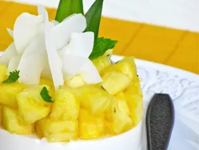 Mousse di yogurt, ananas e cocco - foto 2