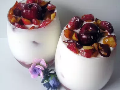 Mousse di yogurt e ciliegie - foto 3