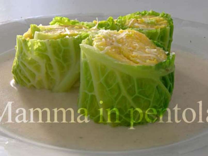 MT Challenge: rotolini di verza e polenta con salsa al lardo e parmigiano - foto 3
