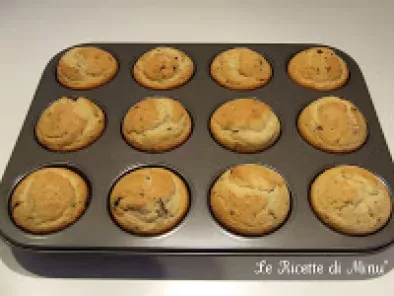 Muffin alla vaniglia con pezzi di cioccolato fondente - foto 3