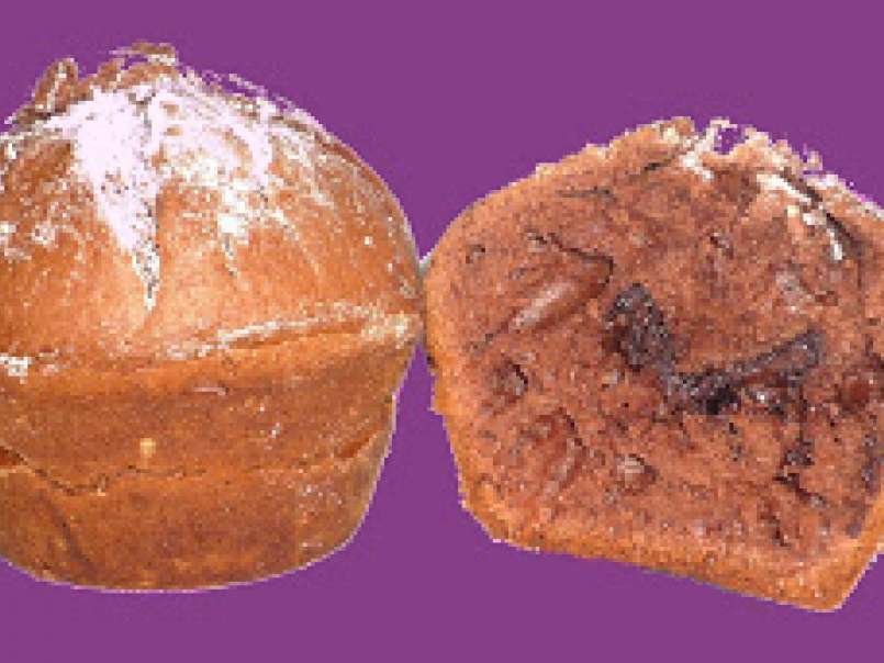 Muffin con cuore di cioccolato fondente (Bimby) - foto 3