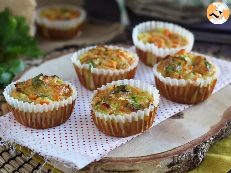 Muffin salati con zucchine e carote: il trucco per far mangiare la verdura ai più piccoli - foto 3