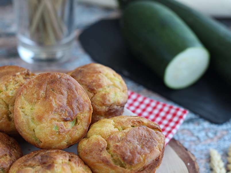 Muffin salati con zucchine e formaggio caprino - foto 3