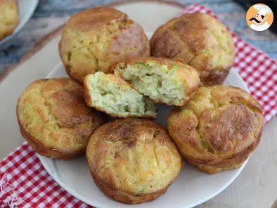 Muffin salati con zucchine e formaggio caprino - foto 4