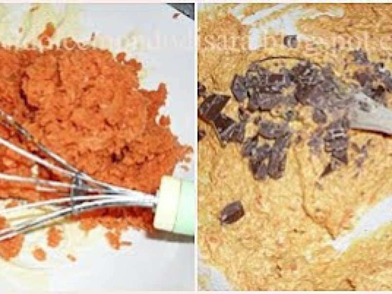Muffins alla carota e cioccolato al latte: Cotto e mangiato ! - foto 3