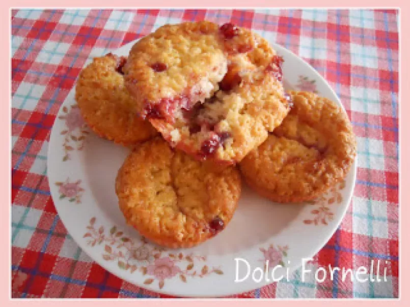 Muffins allo yogurt con confettura di mirtilli rossi - foto 2