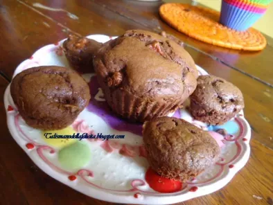 Muffins cioccolato e mele