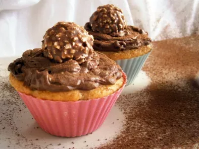 Muffins crema di cioccolato e rocher