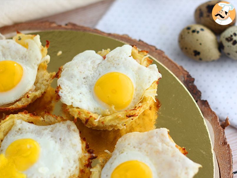 Nidi di patate con uova di quaglia - foto 2