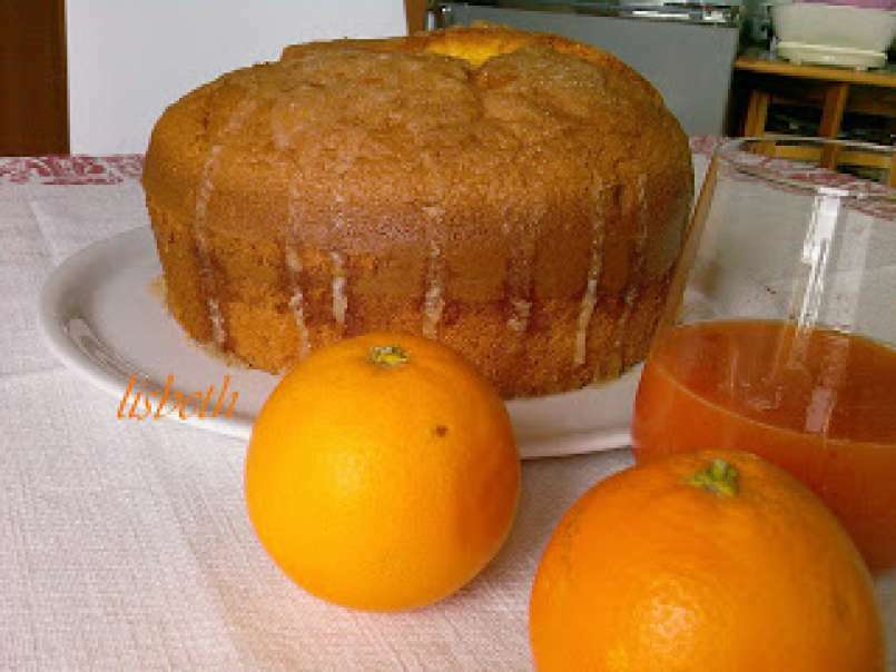 Orange chiffon cake