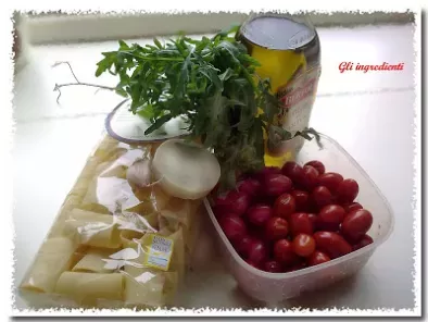 Paccheri con pomodorini, rucola e ricotta salata - foto 2
