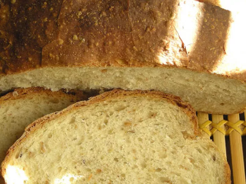Pane bianco quotidiano con fiocchi d'avena - foto 2