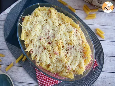 Pasta gratinata con prosciutto e formaggio - foto 3