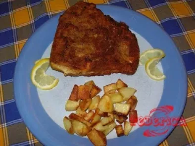 Pesce persico croccante con patate