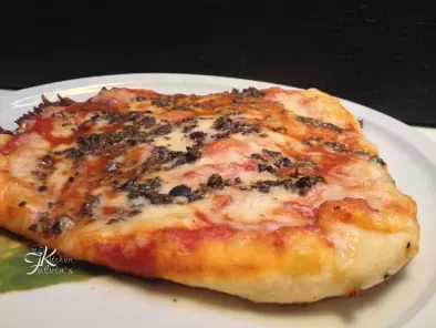 Pizza in padella con pasta madre
