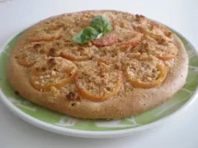 Pizza Integrale con pomodori e pecorino