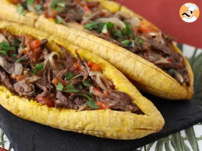 Platani ripieni con carne sfilacciata, la ricetta colombiana spiegata passo a passo - foto 6