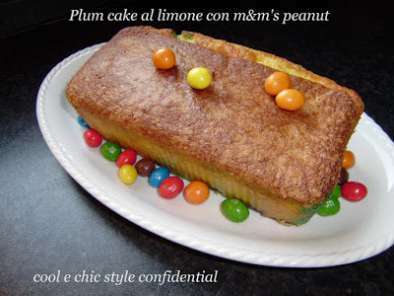 PLUM CAKE al LIMONE con m&m's Peanut