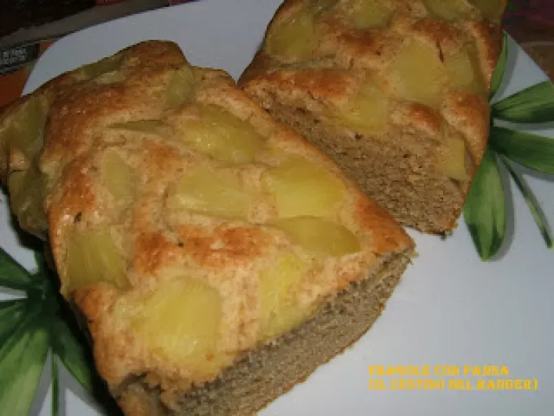 Plum cake con ananas
