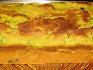 Plum Cake Salato Ricotta & Zucchine al Profumo di Zafferano