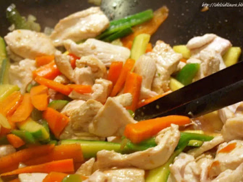 Pollo alle verdure (con wok) - foto 2