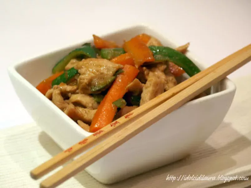 Pollo alle verdure (con wok) - foto 3