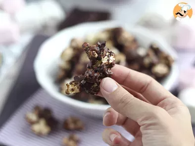 Popcorn con cioccolato e marshmallows - foto 3