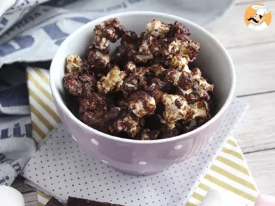 Popcorn con cioccolato e marshmallows - foto 5