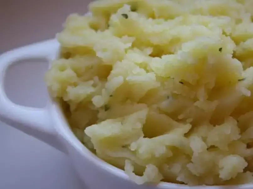 Purè di patate al burro salato e limone