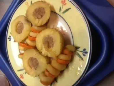 Riccioli di carote e patate ripiene - foto 3