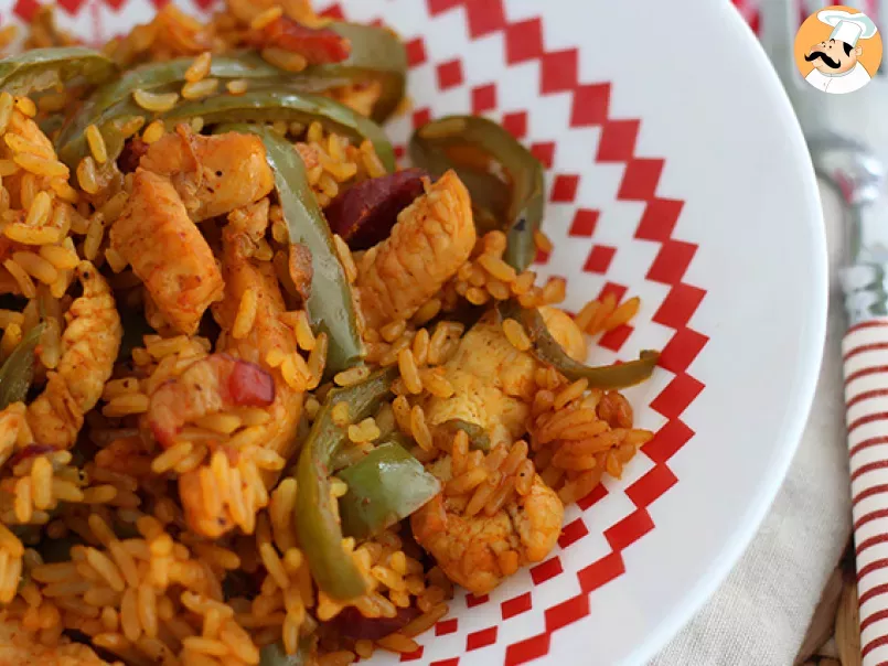 Ricette con il Cookeo: Pollo con riso e peperoni alla spagnola - foto 2