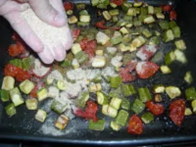 Rotolo di pasta sfoglia con zucchine e pomodorini - foto 5