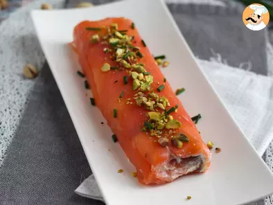 Rotolo di salmone con ricotta e pistacchi - foto 5