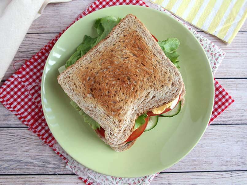 Sandwich vegetariano - foto 2