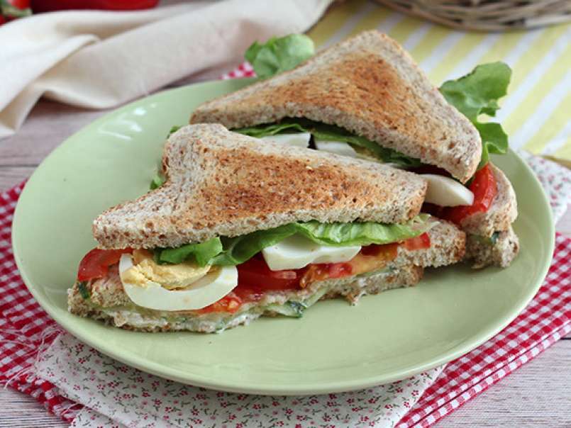 Sandwich vegetariano - foto 4