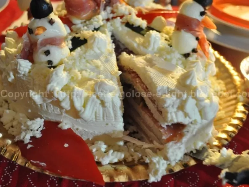 Smörgåstårta (Torta di Tramezzini/Sandwich Cake) - foto 4