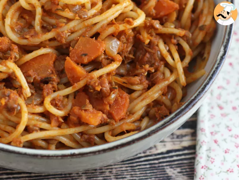Spaghetti con salsa vegetariana - foto 2