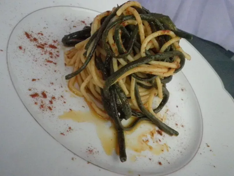 Spaghetti dell’Orcia con fagiolini metro e peperoncino dolce - foto 6