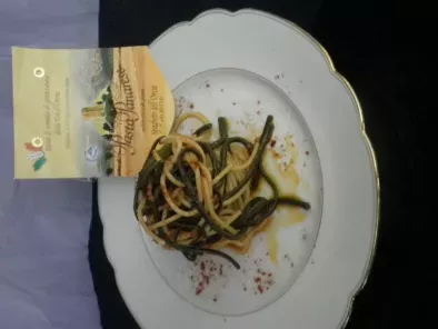 Spaghetti dell’Orcia con fagiolini metro e peperoncino dolce - foto 4